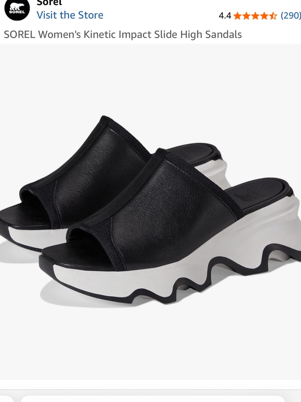 Sorel leather slides